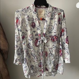 Anthro Balloon Print Top